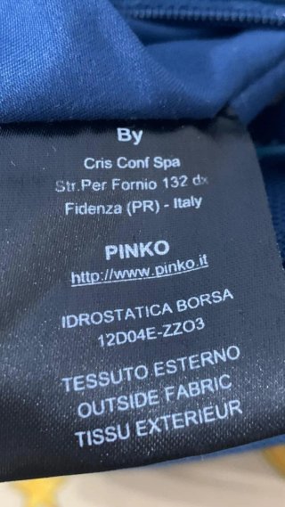 Borsa Pinko Blu con Paillettes