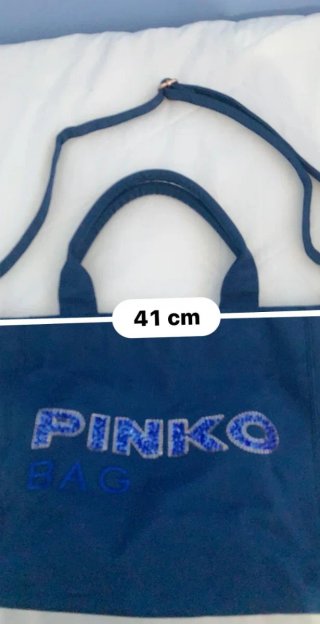 Borsa Pinko Blu con Paillettes