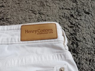 Jeans Slim Fit Blancos Henry Cottons Talla M