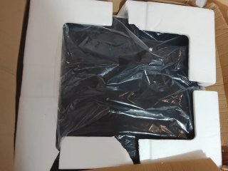Placa de inducción negra