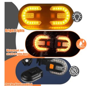 Luz trasera bicicleta con mando a distancia