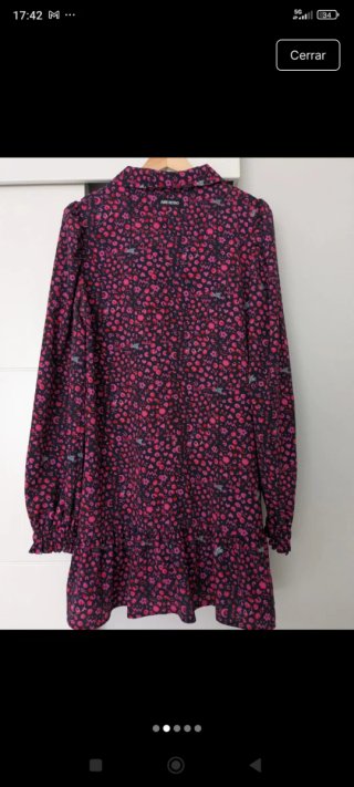 Vestido Talla S Estilo Retro