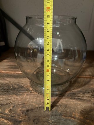 Vaso decorativo in vetro