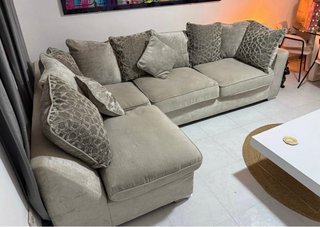 Sofá gris como nuevo 270x180