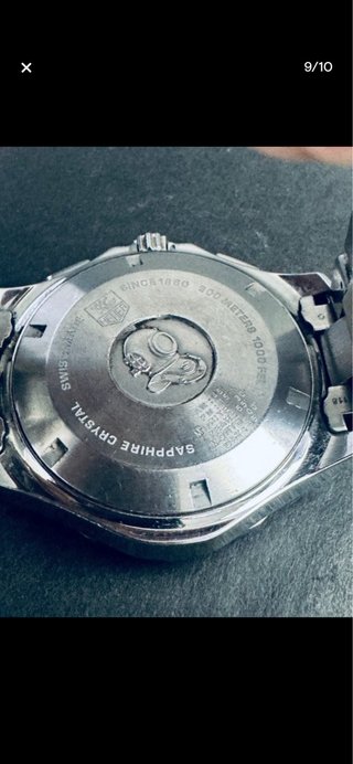 Reloj TAG Heuer Aquaracer Calibre S Negro/Plata