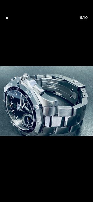 Reloj TAG Heuer Aquaracer Calibre S Negro/Plata