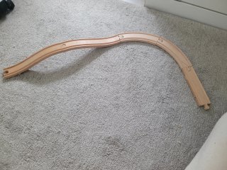 Tren madera y accesorios niños
