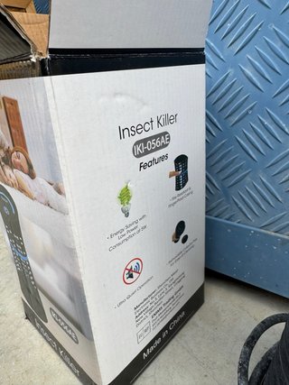 Lámpara Antimosquitos osaloe Negra y Azul