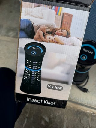 Lámpara Antimosquitos osaloe Negra y Azul