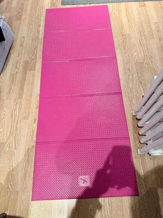 Esterilla Fitness Plegable Rosa