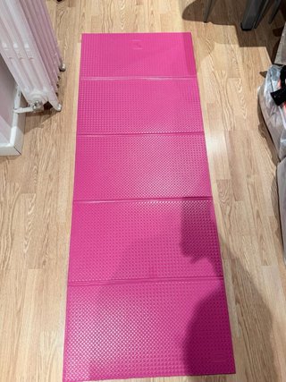 Esterilla Fitness Plegable Rosa