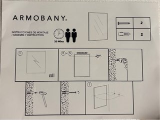 Espejo Baño ARMOBANY 120x70 cm