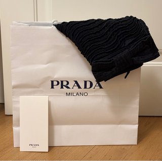 Minigonna Prada pura seta nera