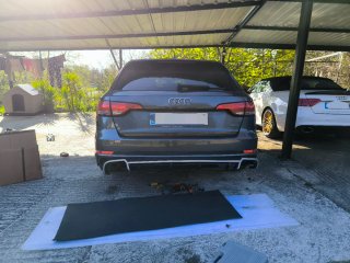 Difusor trasero RS4 B9 + colas escape