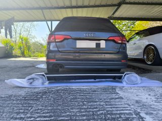 Difusor trasero RS4 B9 + colas escape