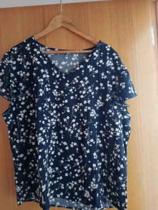 Lote 4 Blusas Talla XXL Estampado Floral