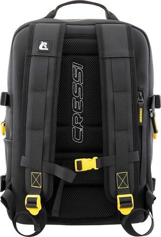 Mochila Cressi Malaga 28 L negro amarillo NUEVO