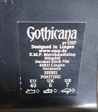 Sandalias Gothicana by EMP Talla 40