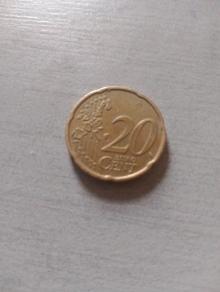 Moneda 20 céntimos 2004