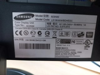 Monitor Samsung 19 SyncMaster 920NW