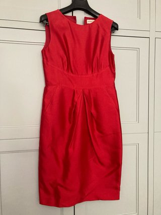 Conjunto Purificación García Rojo Vestido+Chaqueta