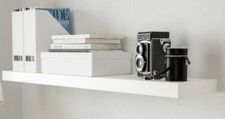 2 Estantes Lack 110x26cm Blancos ikea