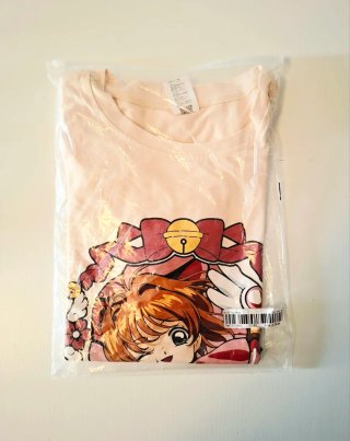 Camiseta Sakura Cardcaptor Anime Rosa Talla M