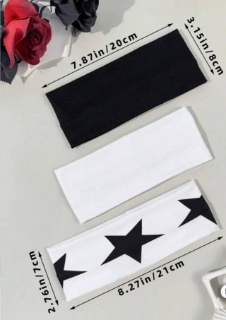 Diademas elásticas (3 unidades)