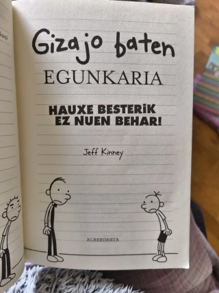 Hauxe besterik ez nuen behar!Gizajo baten egunkari