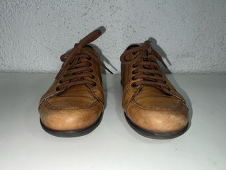 Zapatos Pitillos Cuero Marrón Talla 38