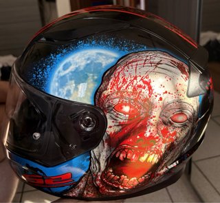 Casco Moto LS2 Zombie Airbrush