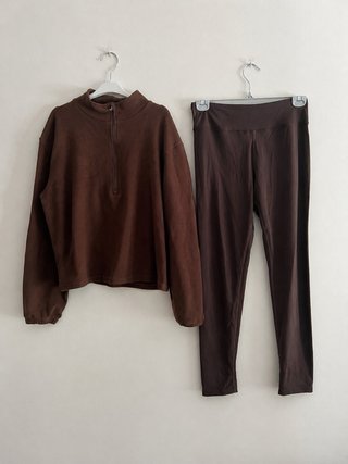 Conjunto chándal marrón