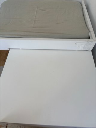 Cómoda cambiador Kenay Home blanca