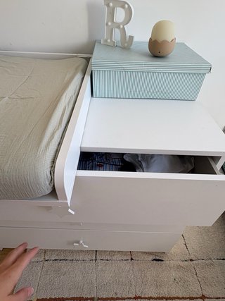 Cómoda cambiador Kenay Home blanca