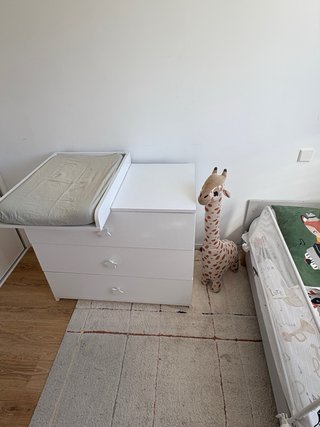 Cómoda cambiador Kenay Home blanca