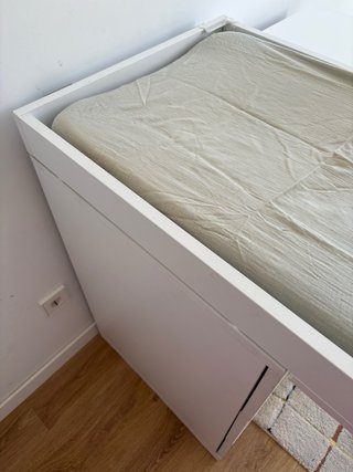 Cómoda cambiador Kenay Home blanca