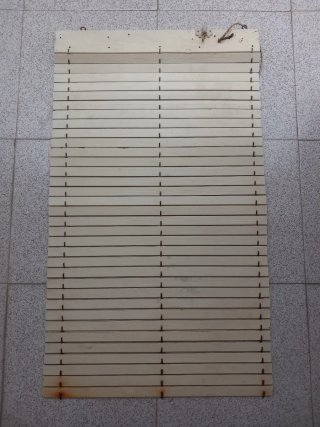 Persiana alicantina in pvc color crema