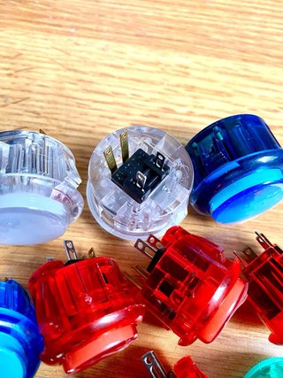 Botones LED Arcade Rojos, Azules y Verdes