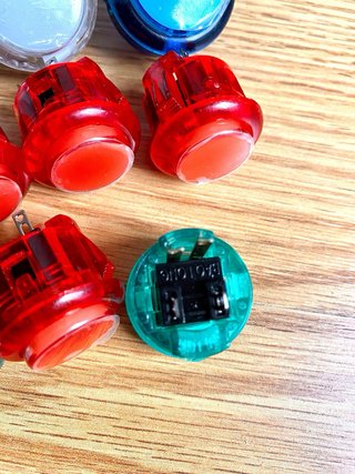 Botones LED Arcade Rojos, Azules y Verdes