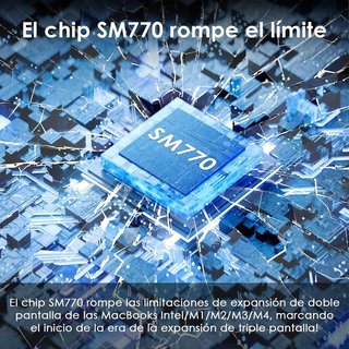 WAVLINK UG77PD1 dock triple monitor PD 100W NUEVO