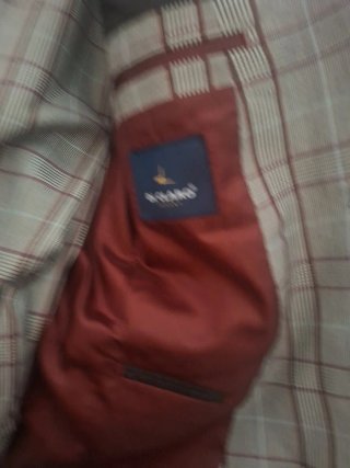 Traje de chaqueta y pantalón a cuadros