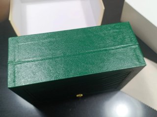 Caja de reloj Rolex verde