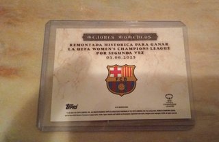 Aitana Bonmatí Topps 2023-24 Tarjeta