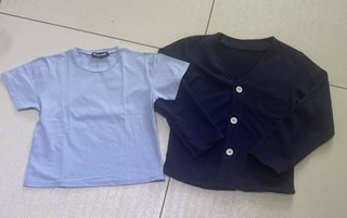 Giacca e sottogiacca bambino blu