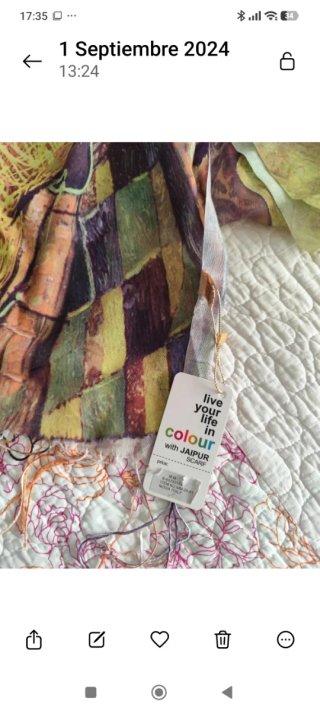 Foulard Jaipur nuevo sin estrenar