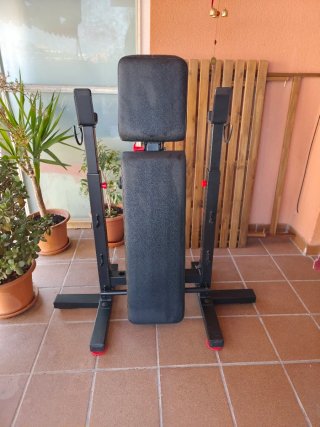 Banco musculación rack plegable Corength