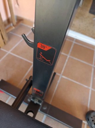 Banco musculación rack plegable Corength