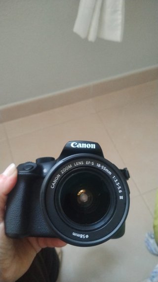 Cámara Canon Negra