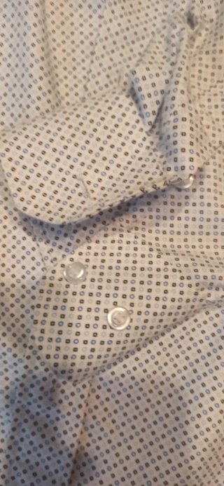 Camisa LANGZI blanca estampada