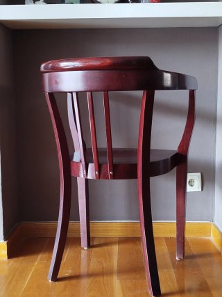 Silla de madera estilo vintage